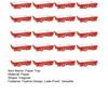 Christmas Snack Trays Disposable Paper Food Boats for Party Platters Santa Santa Tree Designs Serving Tray Leak-Proof Food Holders for Holiday