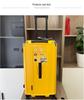 32-Inch Large Capacity Durable Leather Trolley Case with Combination Lock for Men & Women