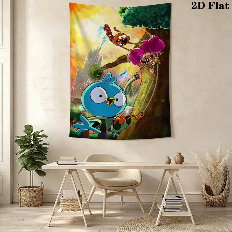 Anime Characters Pattern Home Decor Tapestry, Wall Hanging, Decorative RV Wall Cloth.XGT0914303