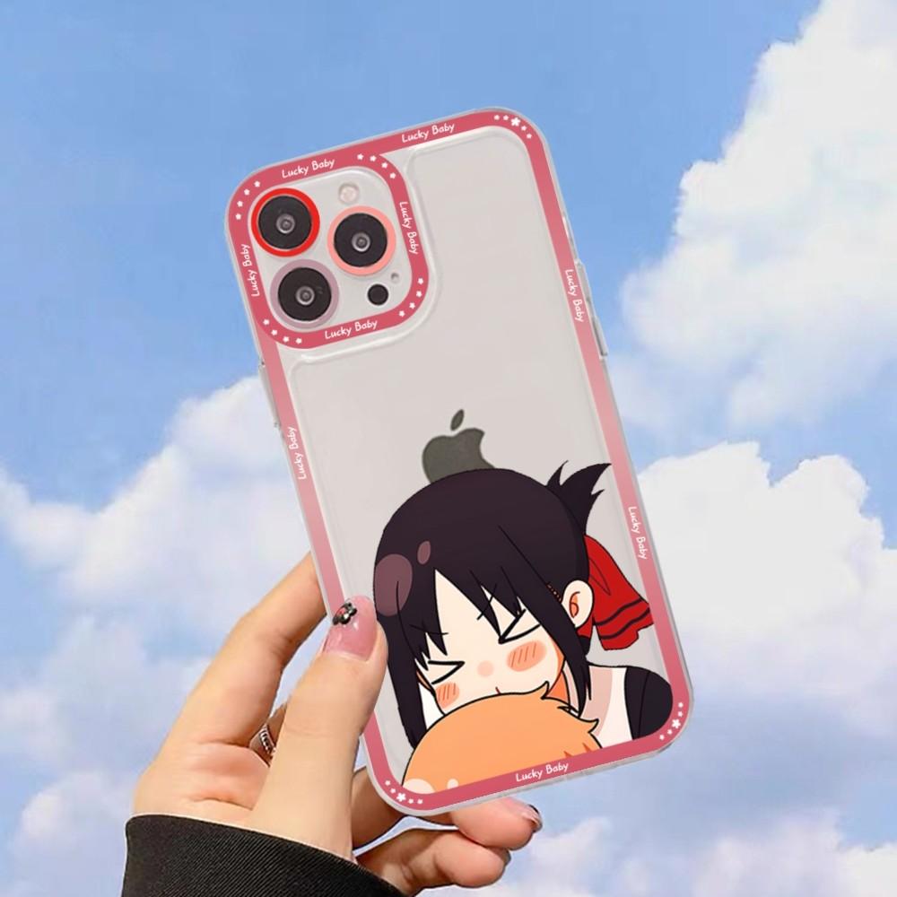 Kaguya Sama Love is War Phone Case For iPhone 15 11 12 13 14 Mini Pro Max XR X XS TPU Clear Case