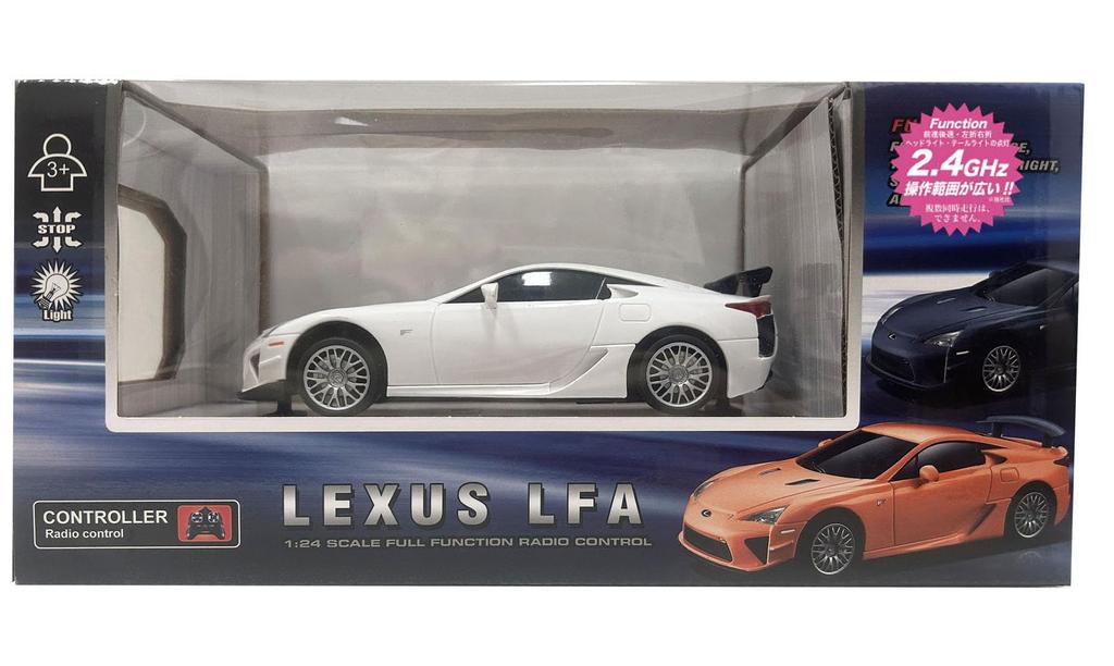 DOYUSHA 2.4GHz 1/24 Scale Lexus LFA White Electric Radio Control Model No. 866-2423