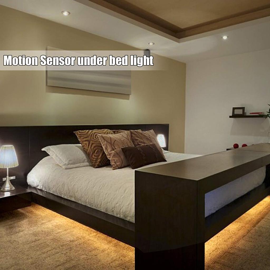 Waterproof 5V LED Strip with Motion Sensor for Wardrobe, Cabinet, and Stairs