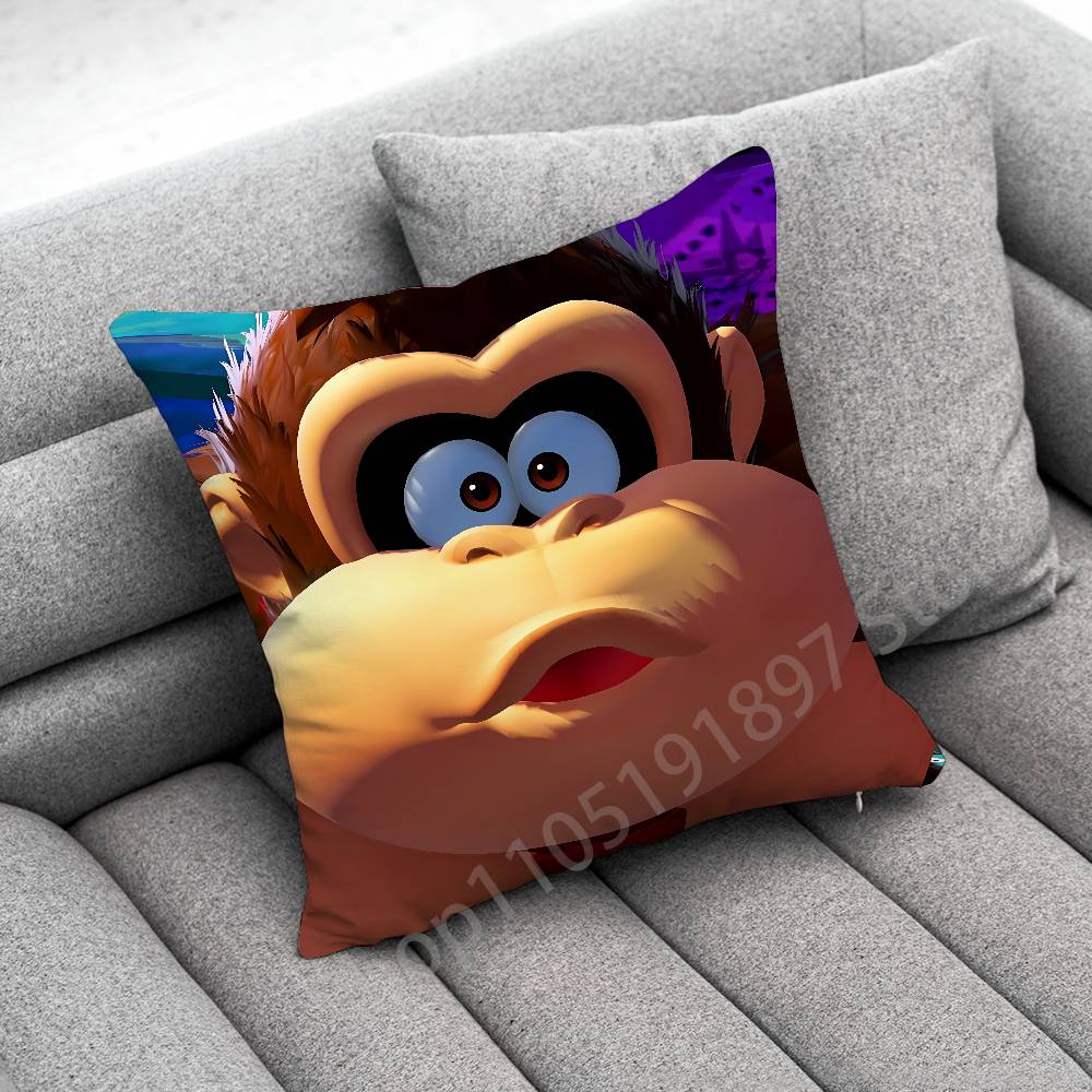 

Чехол на декоративную подушку D-Donkey K-Kong Обезьяна Для 50x50см 30x30см 55x55см 45x45см 40x40см Квадратный Чехол на Подушку для Кровати 30cmx30cm
