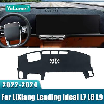 Car Dashboard Cover Avoid Light Pad Sun Shade Anti-UV Carpets Mat For LiXiang Leading Ideal L7 L8 L9   2024 HEV PHEV