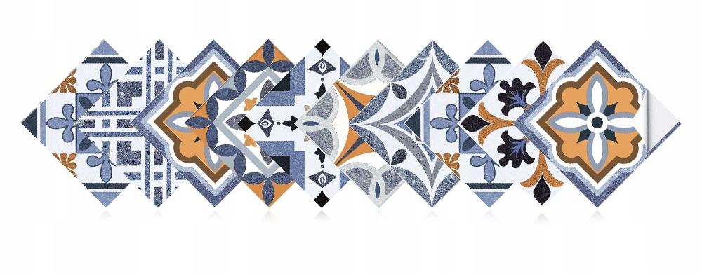 Self-adhesive PVC Patchwork Panel Tiles Set of 10 Wallpaper 20X20Cm Zm-06-032