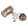 1Pc Vintage E26 E27 Aluminum Lamp Base Screw Light Screw Socket With Switch