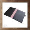 GRACTAKE A5 Notebook Cover, Fits 2 or 3 College Notebooks, Report Paper, and Memo Pads, Genuine Leather, NC-A5 (Black)