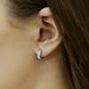 Shertz Klare Kombi-Zirkonia-Ohrringe (14k)