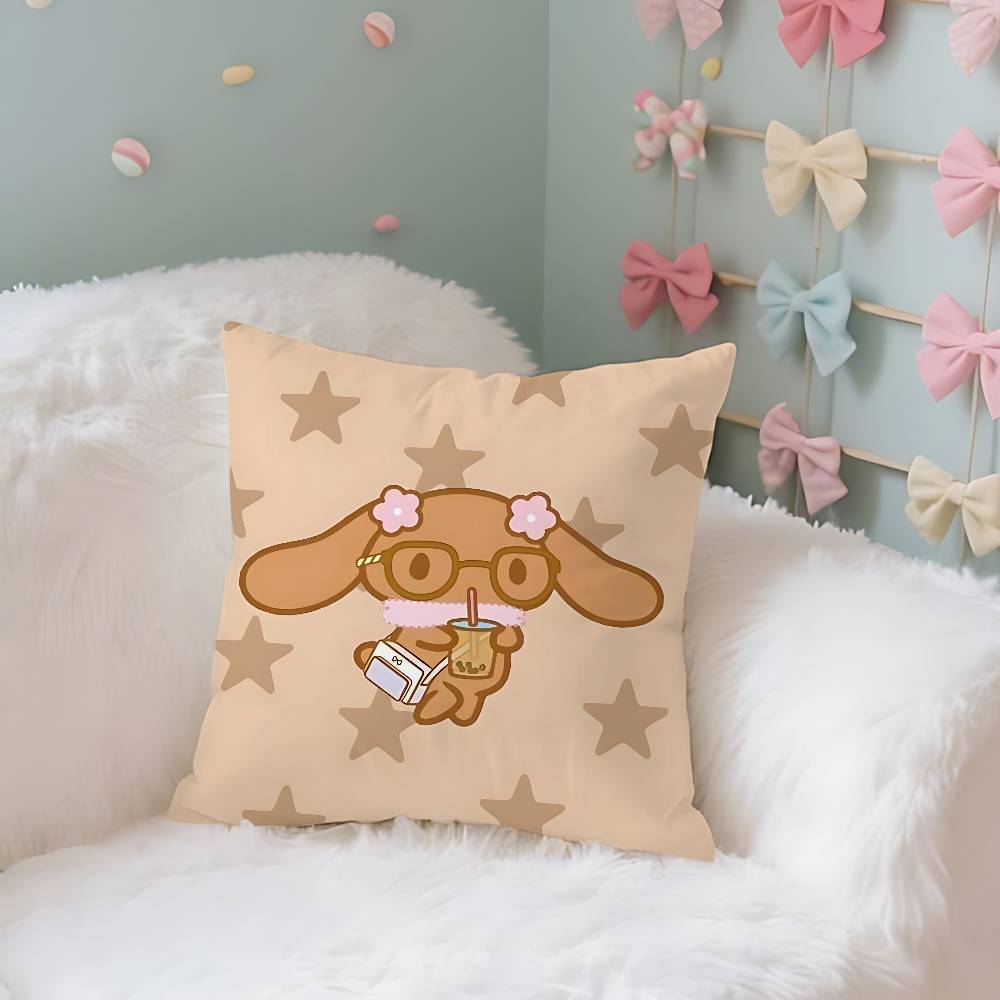 Cute MMochakawaii Case Plush Fabric Soft Pillowcase Double Sided Print Cushion Cover Household Gifts