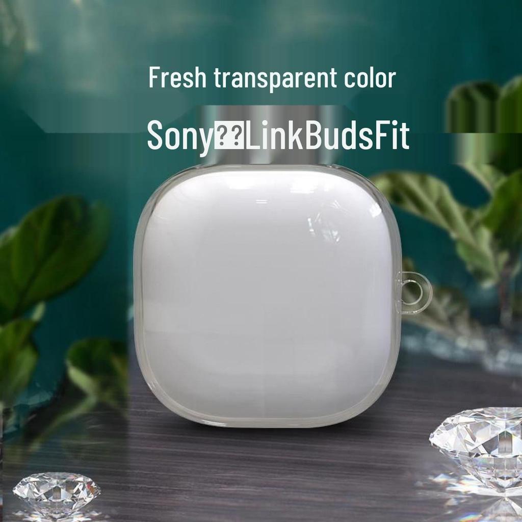 Clear Silicone Protective Case for Sony LinkBuds Fit Earbuds