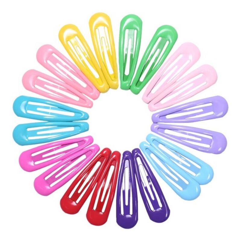 Colorful Children's Hair Clips - 100 Pack