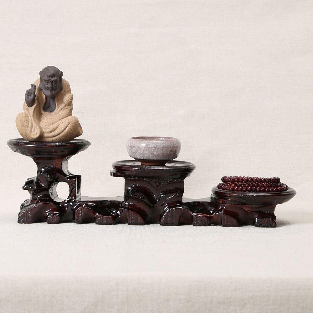 Statues Stone Pedestal Display Vintage Teapot Cup Vase Base Display Stand Serving Tray Display Base