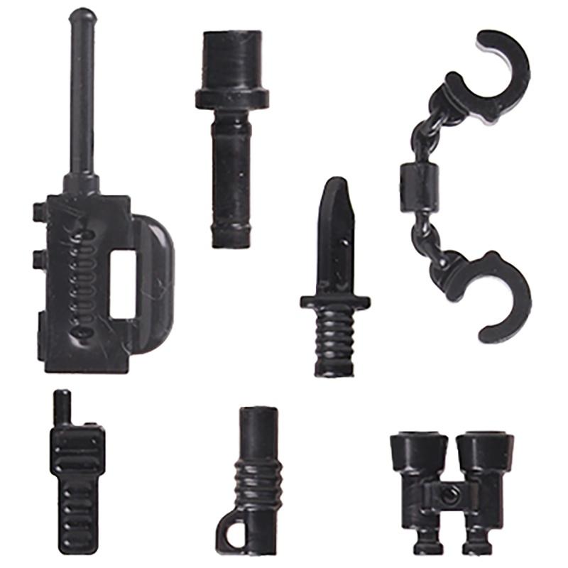 Domesticmocsplicing Building Blocks Parts Compatible With Minifigures Army Eating Chicken Doll Toy Fixture And Fitting