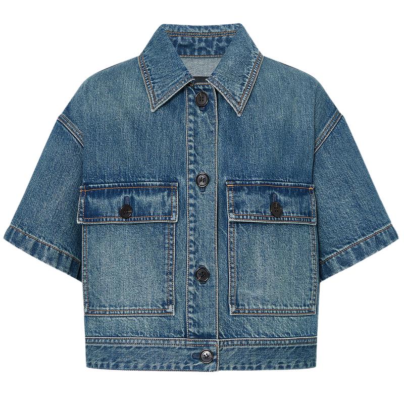 MO&Co. Women s Short Denim Jacket M