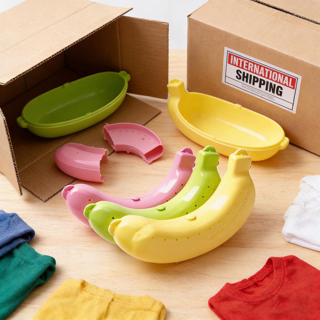 Banana Storage Box for Outdoor Travel Cute Case Protector Container Trip Lunch Fruit Storage Holder