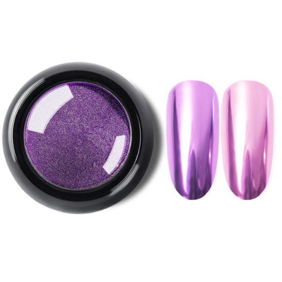 Pro 12 colori specchio metallico glitter polvere per nail art pigmento decorazione strumento per manicure