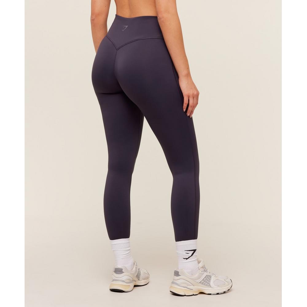 Gymshark Flow Leggings Midnight Purple B4b8k Pcdy