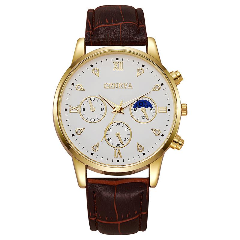 

1 шт. Чоловічий діловий годинник Повсякденний ремінець Кварцовий спортивний годинник Чоловічий годинник Чоловічий годинник