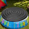 Inflatable Hot Tub Cover Round Hot Tub Lid Portable Energy-Saving Hot Tub Thermal Cover for Protecting Tubs from Wind Rain Debri