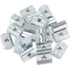 20pcs Standard Slide Nut for Aluminum Profile Accessories(T Nut Typ 40 M6)