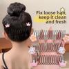 Star Bow U Shape Hair Clips Pull-out Hair Headband Comb Gifts Headdress Hair Accessories