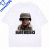 The Famous TV Series Band of Brothers Graphic T Shirt Tom Hanks Fans Clothes Vintage Classic Movie Tee Unisex Women Camisetas Tops