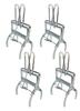 ONESORA Mole Mole Mole Mole Trap of Easy To Buried In the Mole Repellent and Eradication Trap, Repellent, Clips, (Set 4) - Install, Ground,