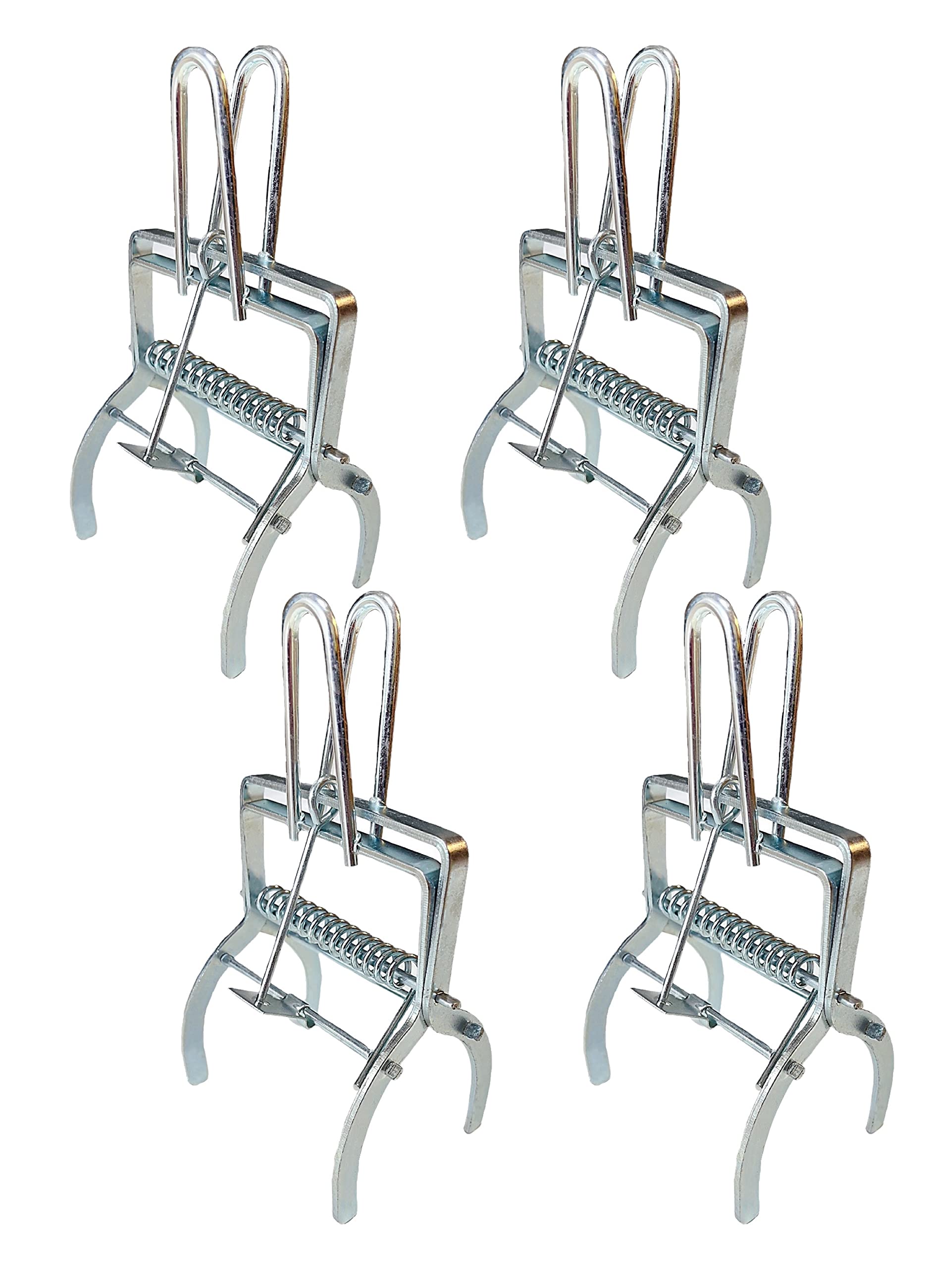 

ONESORA Крот Крот Крот Ловушка для кротов, которую легко закопать в ловушку для отпугивания и уничтожения кротов, отпугиватель, зажимы, (Набор 4) - Установить, Заземлить,