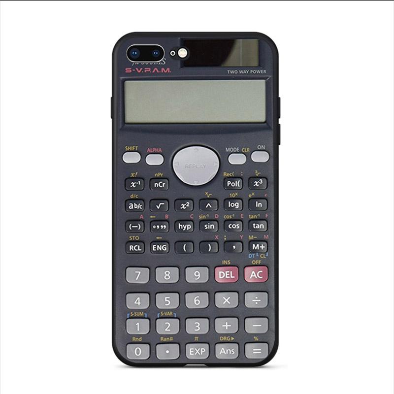 

М який чохол для телефону Чохол з унікальним дизайном Калькулятор для iPhone SE 2020 11 pro max XS X XR 7 8 6S 6 Plus5S TPU Funny shell Coque Funda iPhone 5S