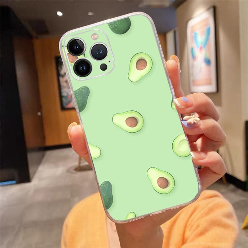 Phone Case For iphone 17ProMax Air 16 15 14 13 Pro Max 15 16 Pro 15Plus Art Funny avocado Fruit