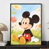 Disney Diamond Painting 5D DIY Full Circle Diamond Painting Kit Mickey Mouse Flower Garden Home Bedroom Wall Decor Crafts