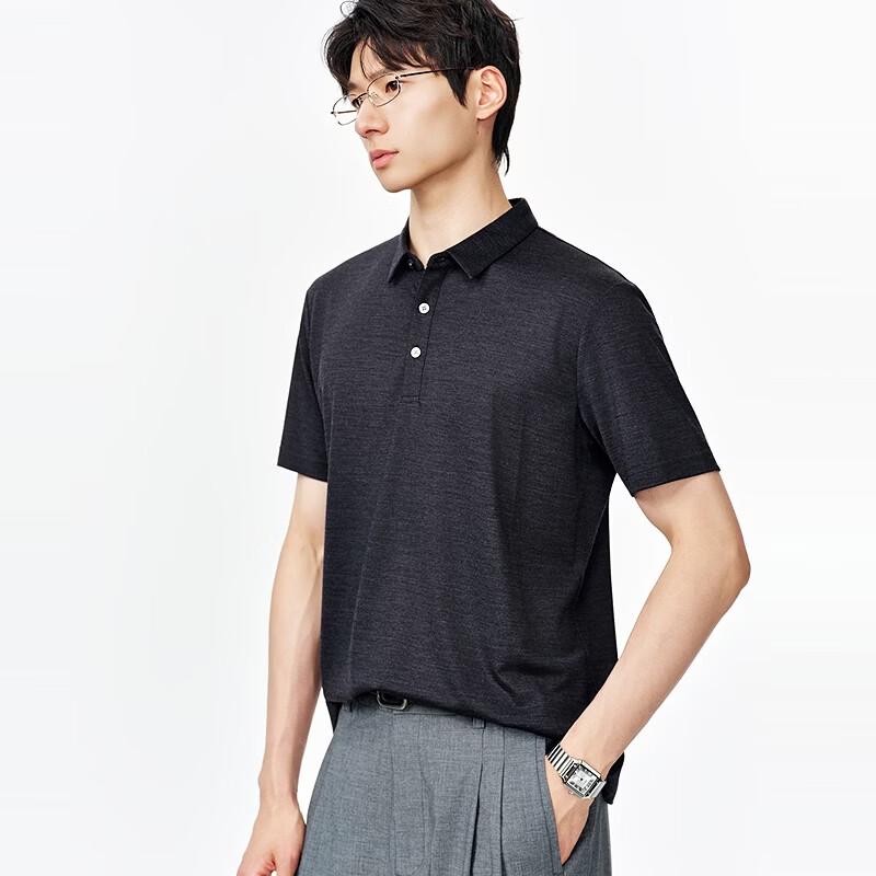 

Men s Merino Wool Short-Sleeve Polo Shirt L