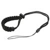 Hand Woven Diving Wrist Strap Dive Wrist Lanyard for Mobile Phone Action Camera Series Black
