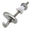 Stainless Steel and Plastic Toilet Lid Mounting Set  Comprehensive Accessories