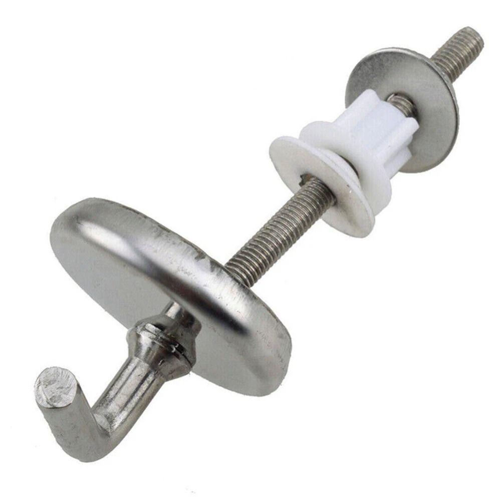 Stainless Steel and Plastic Toilet Lid Mounting Set  Comprehensive Accessories