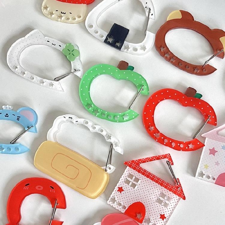 Practical Functional Carabiner Keyring Keychain Clip Backpack Pendant Handbook Decoration Ita Bag Buckle Accessories