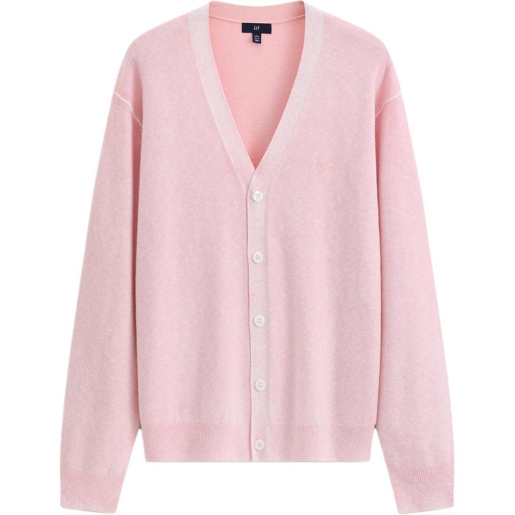 GAP Fashion Button Front Loose V Neck Knit Sweater Unisex sweater 906048