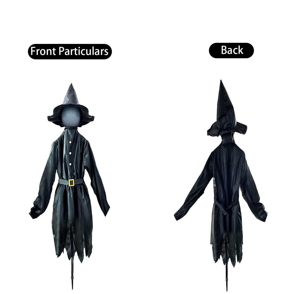 Halloween Witch Holding Hands Three Colorful Luminous Button Belt Atmosphere Layout Scene Decoration Props