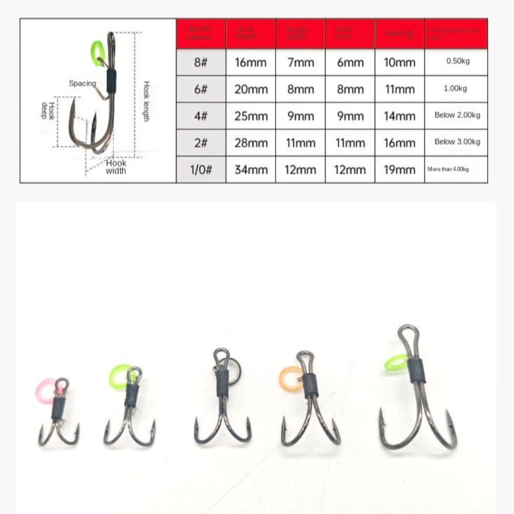 10pcs Pickerel Live Shrimp Bait Hooks Double Hook Hawksbill Single Hook  Sea Fishing