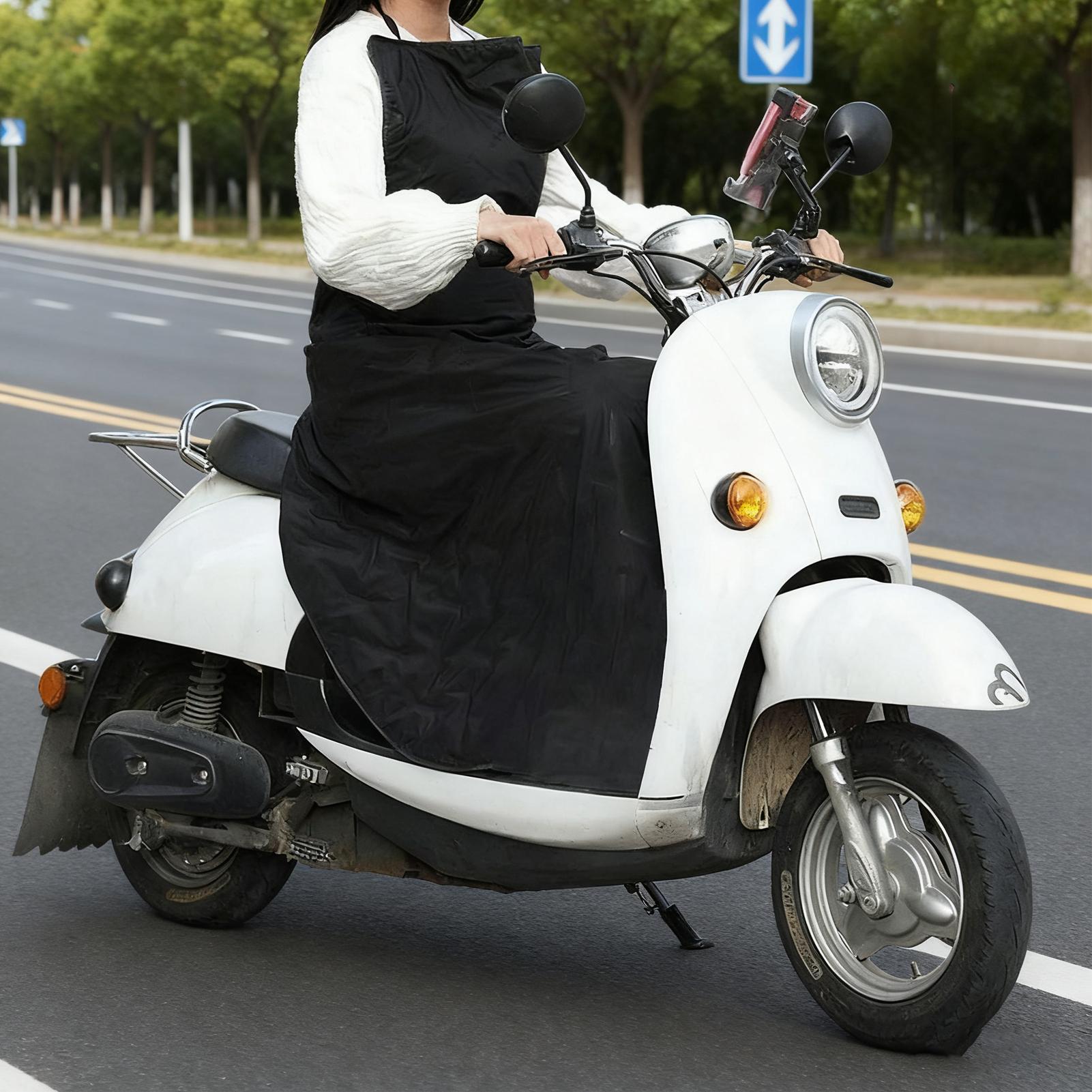 

Теплый чехол для ног скутера Ветрозащитный Водонепроницаемый Теплый Защитник ног скутера Фартук-одеяло для электровелосипеда Защитник для холодной дождливой зимней езды CHINA