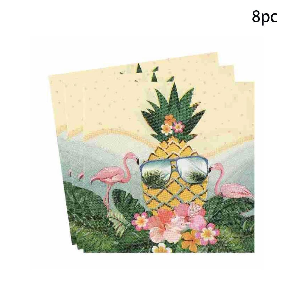 

Гавайи Ананас Одноразовая посуда Летние пляжные принадлежности для вечеринок Ананас Фламинго Тарелки Салфетки Чашки Декор для гавайской вечеринки