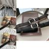 No Korean Elegant Hole Pu Automatic Buckle Belt For Womens Jeans In Black And Shades Brown