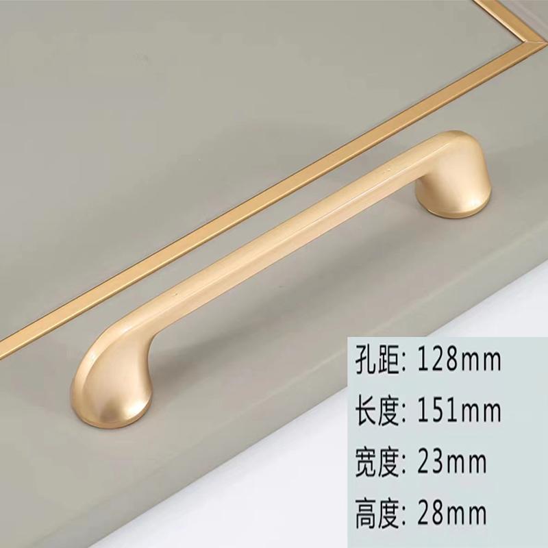 WV Yellow Bronze Furniture Handle Vintage American Style Brass Kitchen Drawer Cabinet Knobs Door Pulls Furniture Hardware