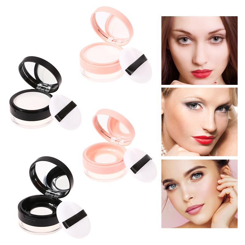 20G Empty Air Cushion Puff Box With Powder Puff Mirror Big Or Small Elastic Mesh Portable Makeup Case Container For Loose Powder