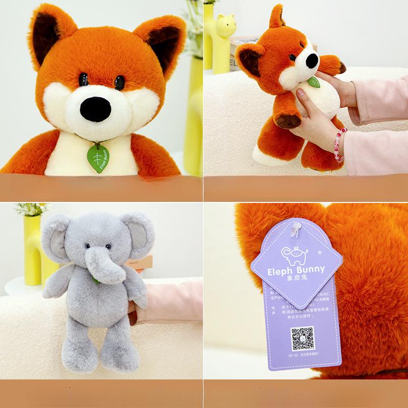 Laufender Niedlicher Haustier Fuchs Elefant Plüschtier Puppe Niedliches Spielzeug Puppe Kissen Geschenk