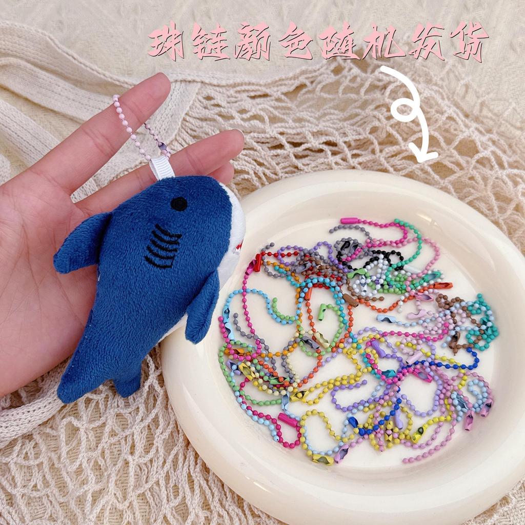 Cross-Border Plush Shark Keychain Pendant - Cute Wedding Toss Doll Bag Charm