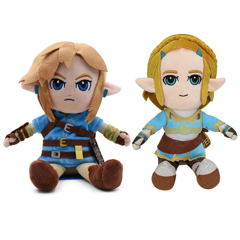 The Legend of Zeldaes Peluş Oyuncaklar Karikatür Kawaii Link Prenses Zeldaes Anime Yumuşak Dolgulu Hayvan Bebek Oda Dekorasyonu Çocuk Hediyeleri