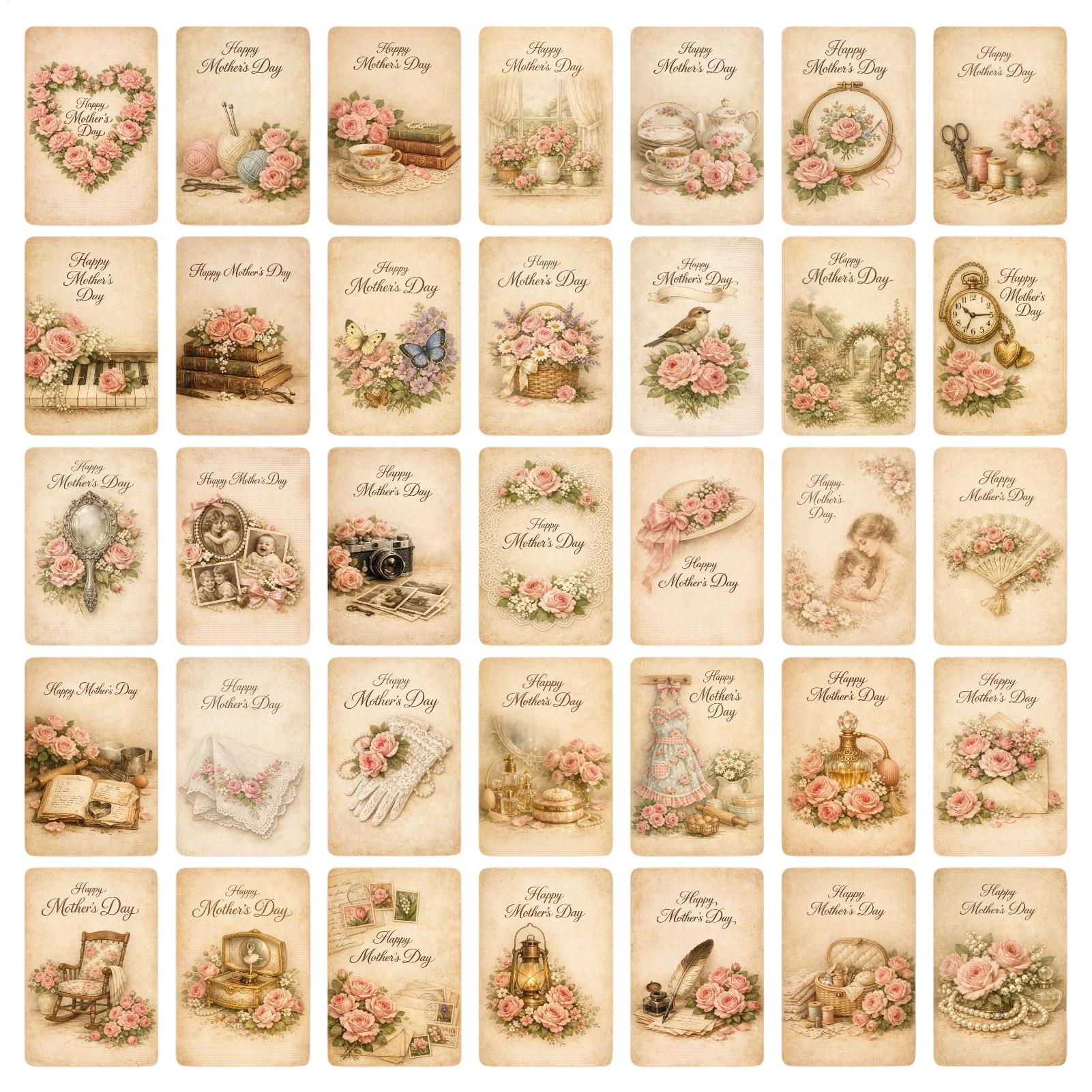 Happy Mothers Day Card 36 Pieces Blank Greeting Thank You Mothers Day Card For Wife For Women Mom Girlfriend Her Grandma Family China Mainland