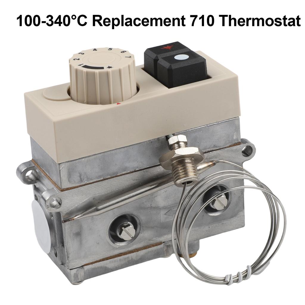 Kommerzieller Frittierer Thermostat Temperaturregelventil Ersatzthermostat Stabile Leistung Thermostat 120-200