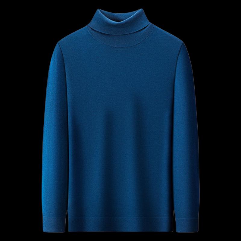 Hengyuanxiang Men's Thermal Wool Turtleneck Base Layer